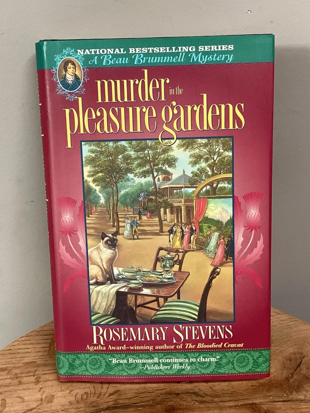🟢 Vintage - Murder in the Pleasure Gardens by Rosemary Stevens - Hardback